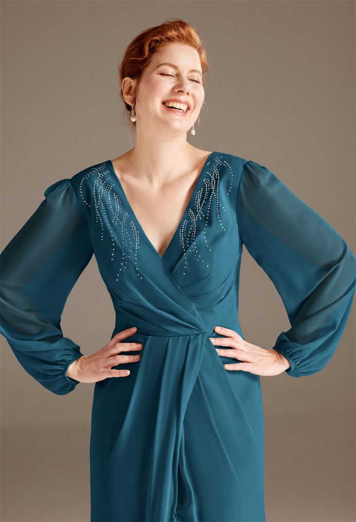 AW Olivine Mother of the Bride Dresses image3