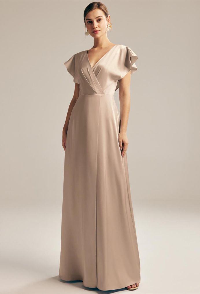 AW Rana Satin Charmeuse Bridesmaid Dresses image1