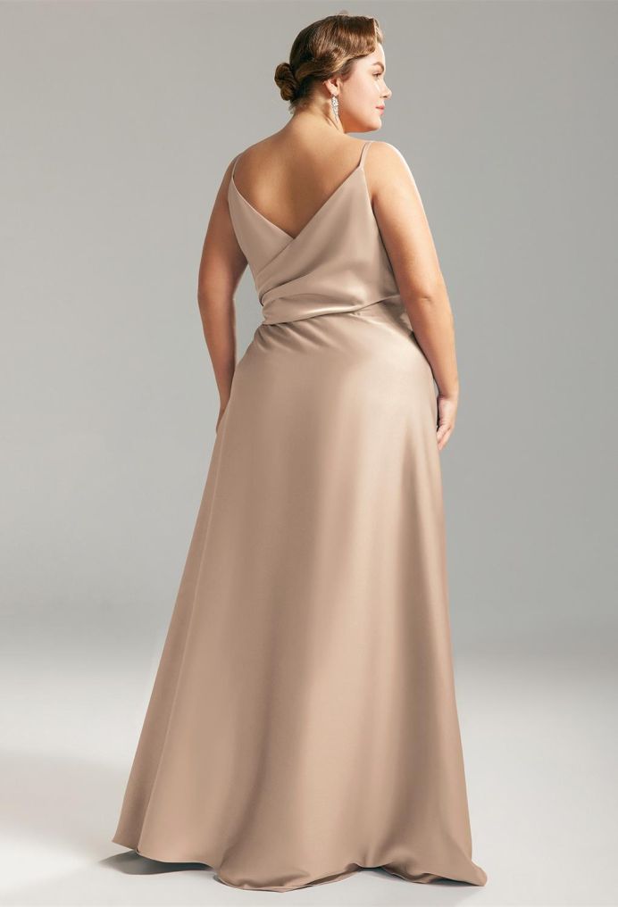 AW Loul Satin Charmeuse Bridesmaid Dresses image5