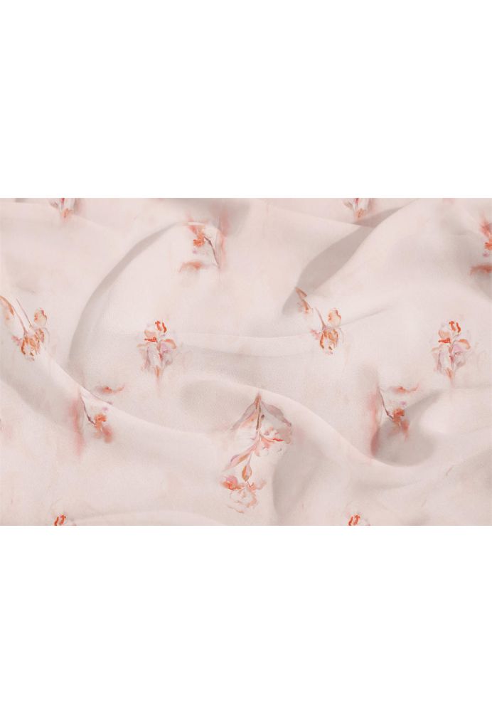 AW Chiffon Fabric for Fashion Dress Sweet Pink Fabrics & Swatches image2