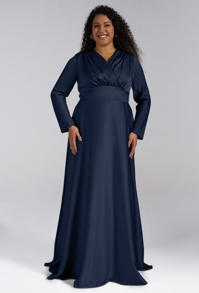 AW April Satin Charmeuse Bridesmaid Dresses image5