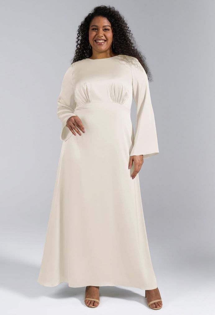 AW Ginevra Satin Charmeuse Bridesmaid Dresses image5