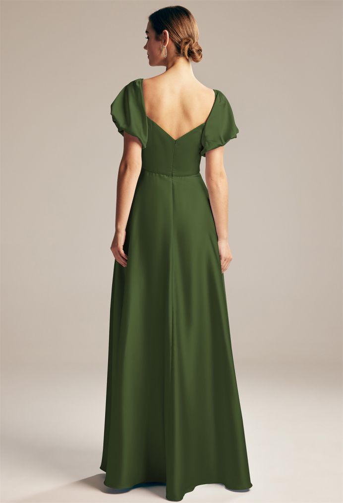 AW Dey Satin Charmeuse Bridesmaid Dresses image2