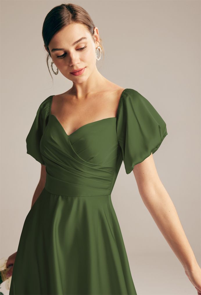 AW Dey Satin Charmeuse Bridesmaid Dresses image3