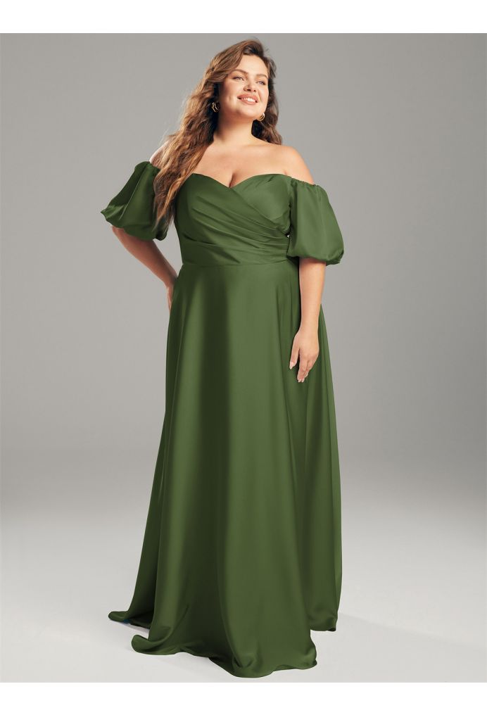 AW Dey Satin Charmeuse Bridesmaid Dresses image4
