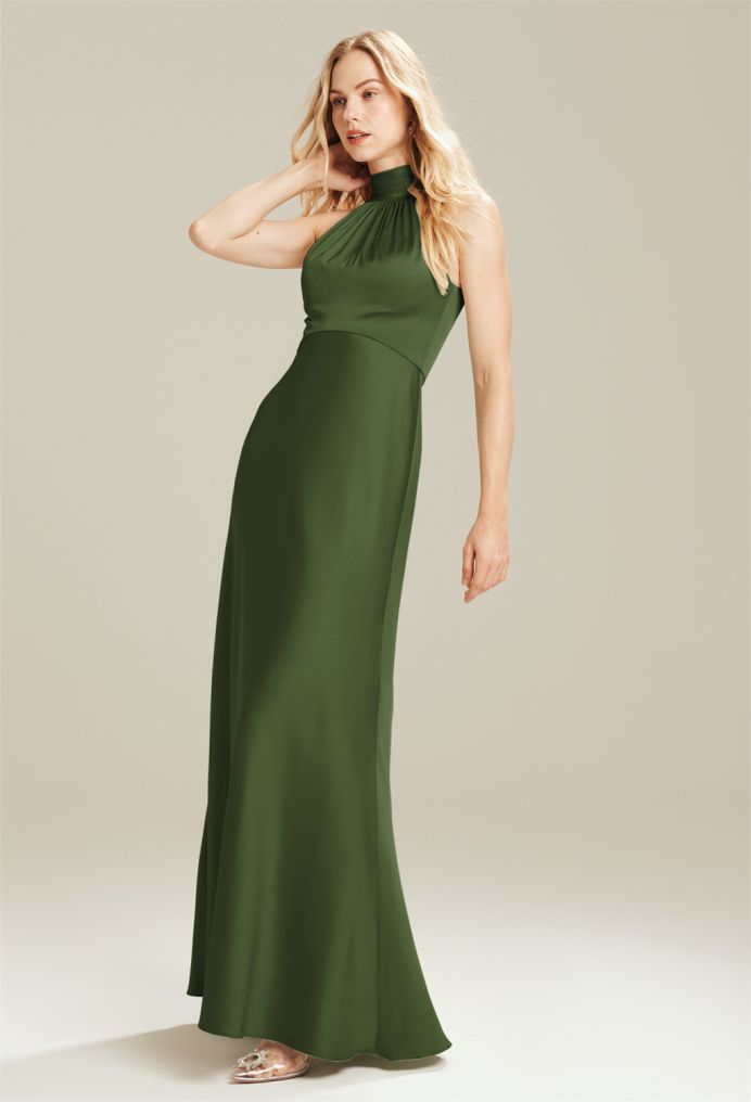 AW Janina Satin Charmeuse Bridesmaid Dresses image4