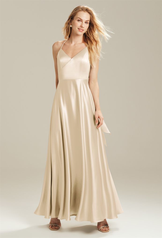 AW Mattie Satin Charmeuse Bridesmaid Dresses image1