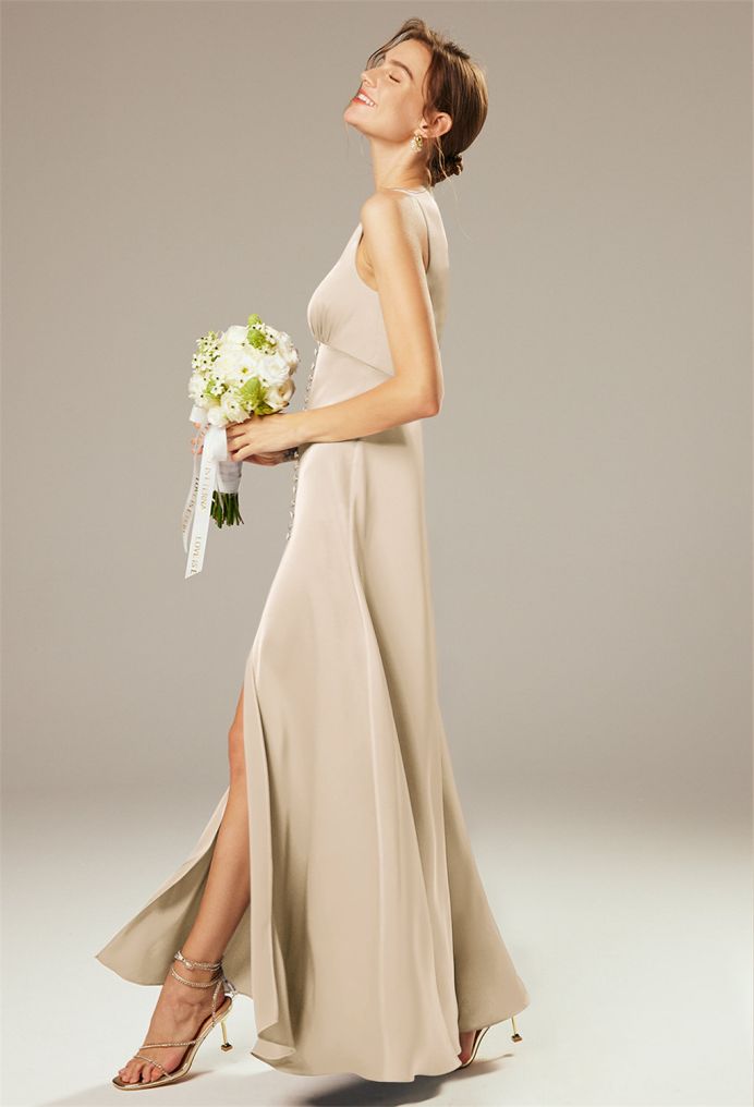 AW Maggie Satin Charmeuse Bridesmaid Dresses image3