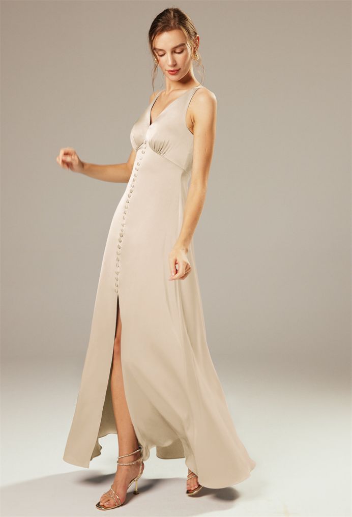 AW Maggie Satin Charmeuse Bridesmaid Dresses image4