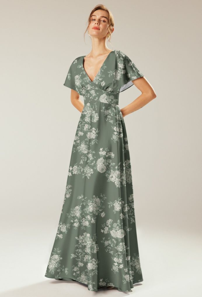 AW Nora Satin Charmeuse Bridesmaid Dresses image1