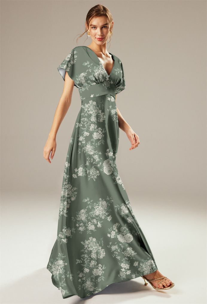 AW Nora Satin Charmeuse Bridesmaid Dresses image4
