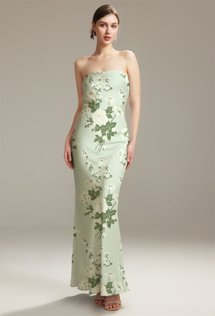 AW Fogbow Satin Charmeuse Bridesmaid Dresses image1