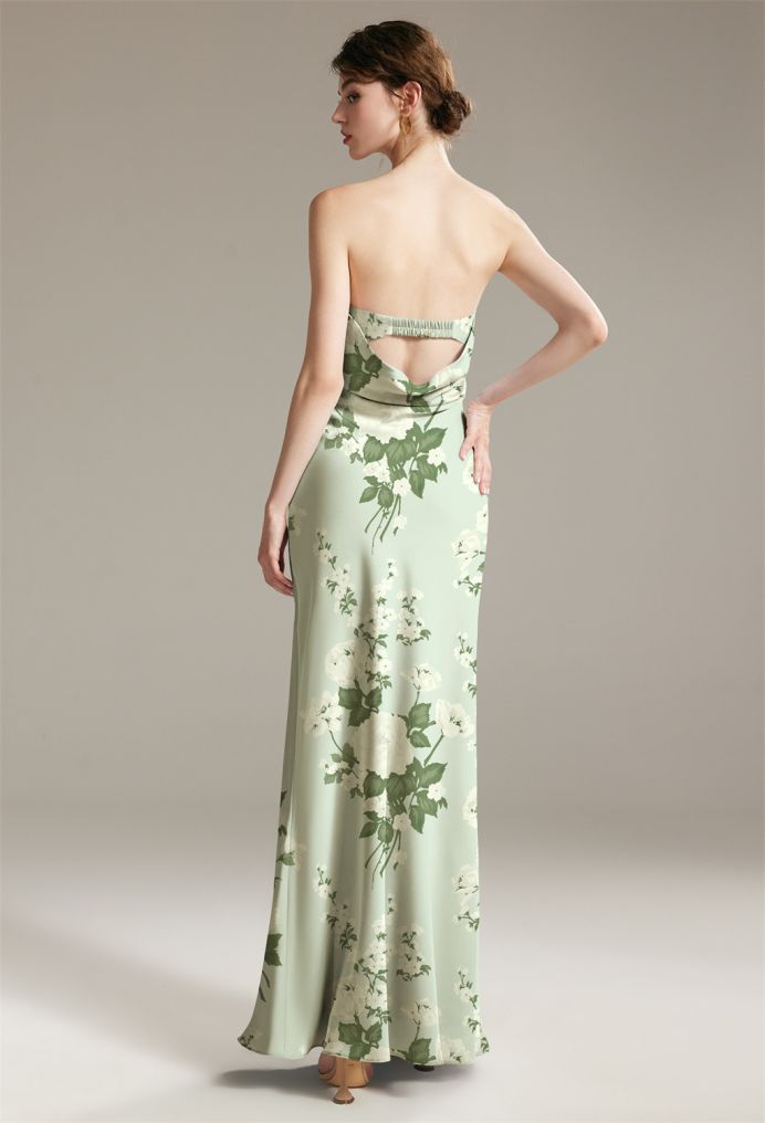 AW Fogbow Satin Charmeuse Bridesmaid Dresses image2