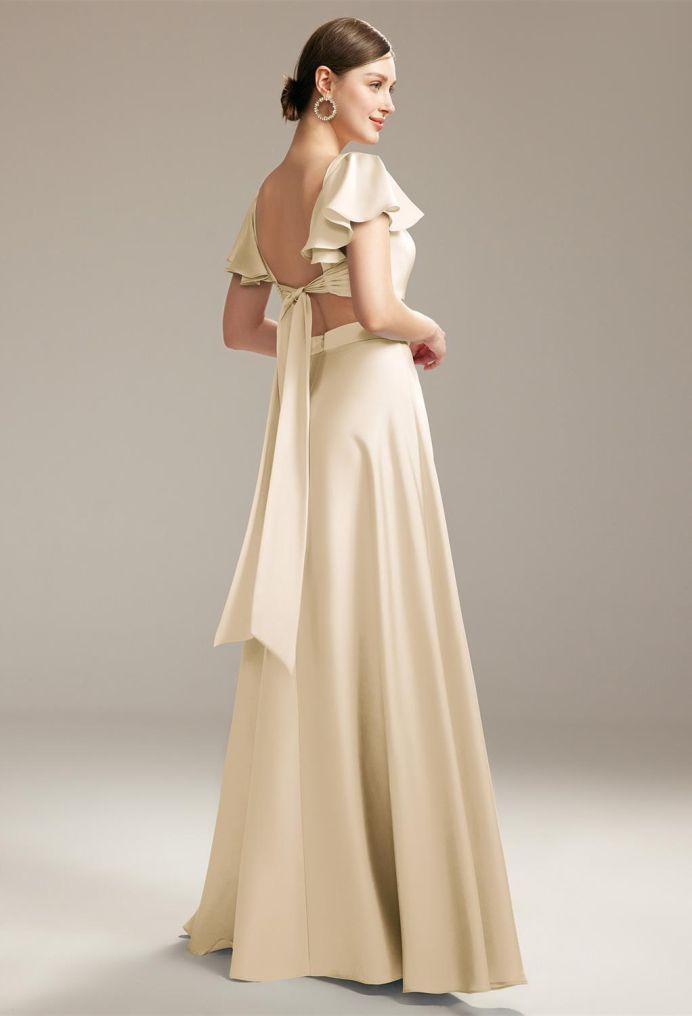 AW Piper Satin Charmeuse Bridesmaid Dresses image6