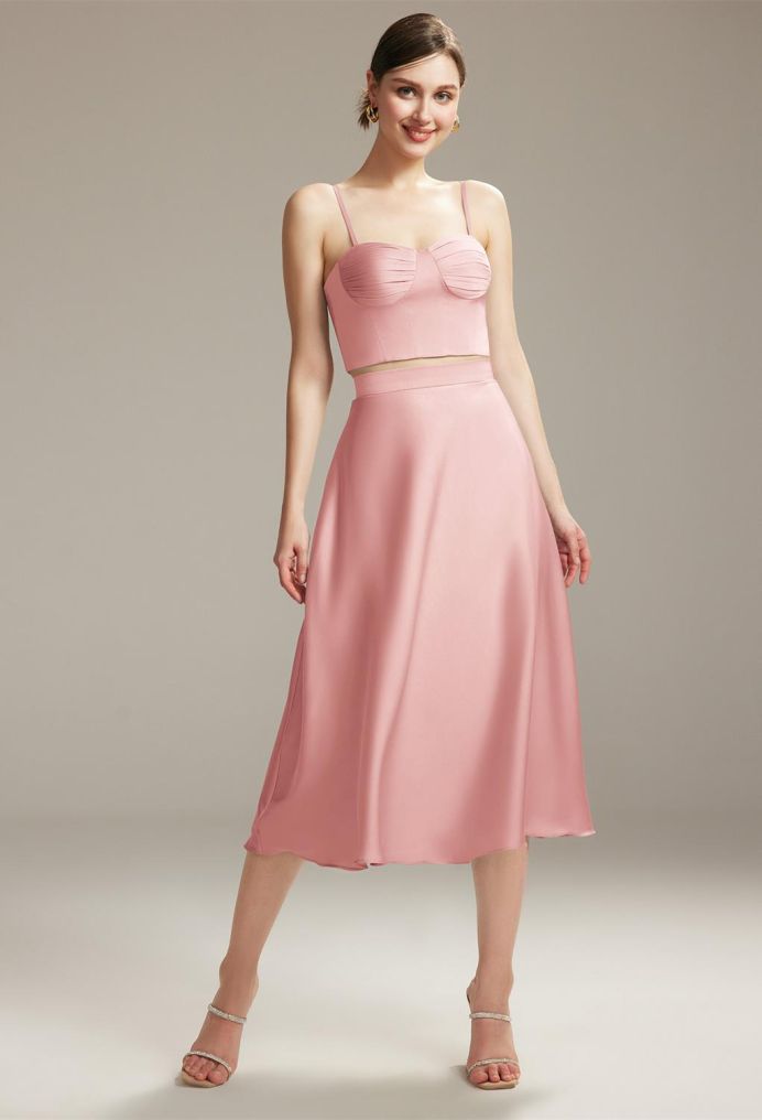 AW Melissa Satin Charmeuse Bridesmaid Dresses image1