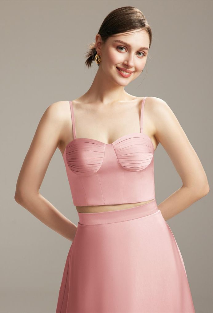 AW Melissa Satin Charmeuse Bridesmaid Dresses image4