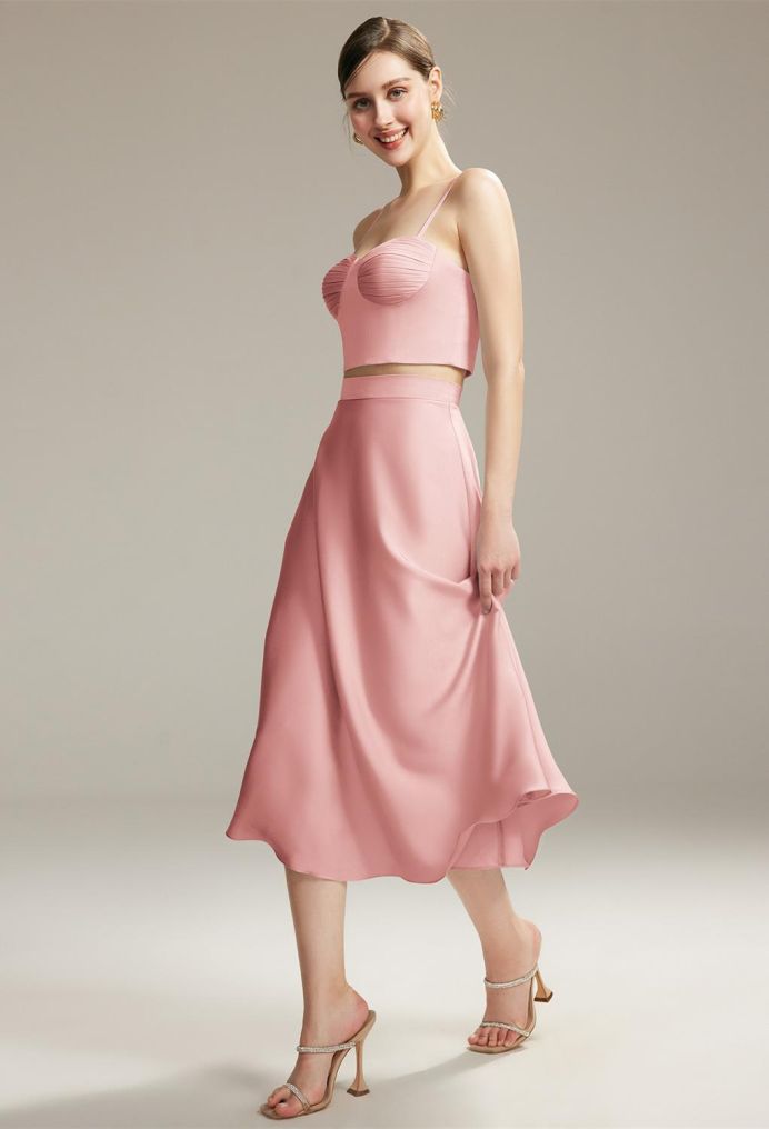 AW Melissa Satin Charmeuse Bridesmaid Dresses image5