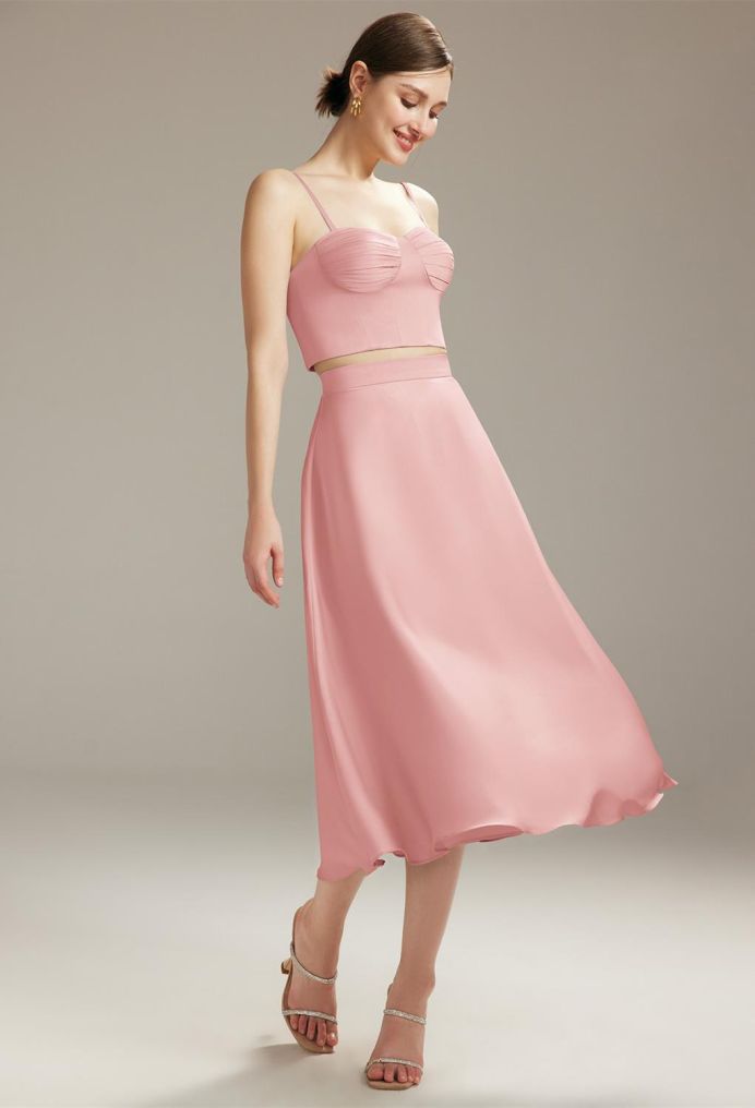 AW Melissa Satin Charmeuse Bridesmaid Dresses image6