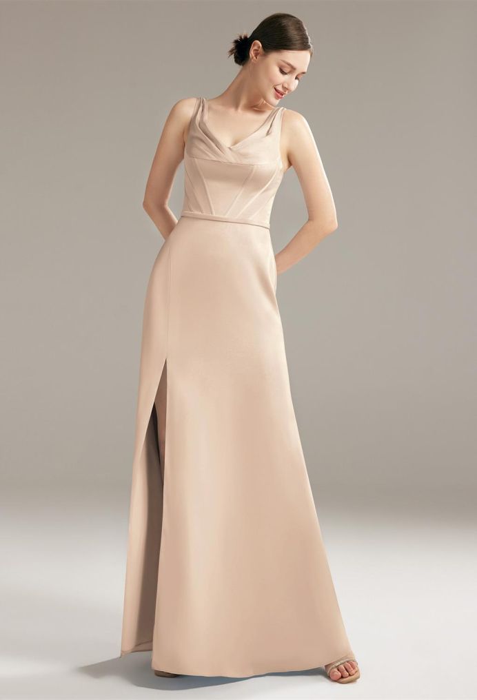 AW Minna Satin Charmeuse Bridesmaid Dresses image6