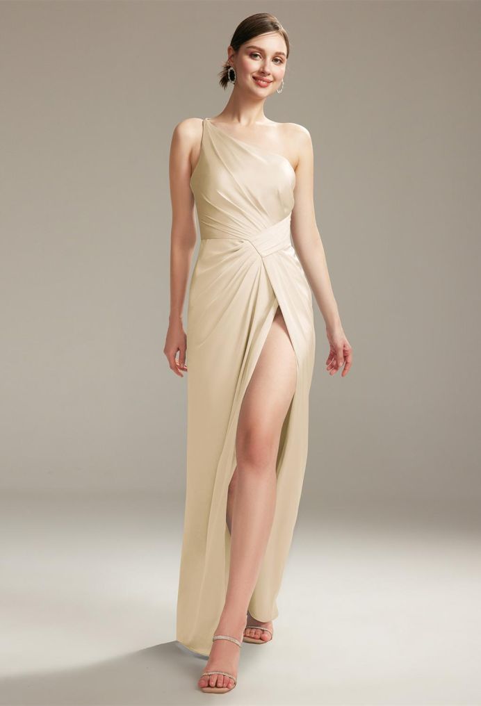 AW Arum Satin Charmeuse Bridesmaid Dresses image1