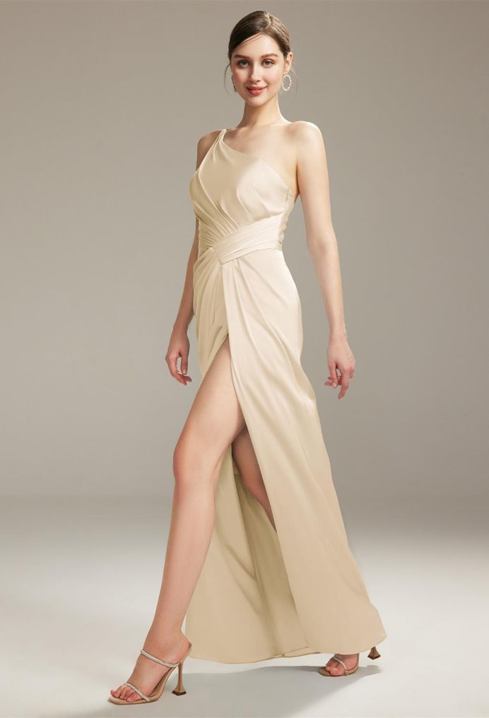 AW Arum Satin Charmeuse Bridesmaid Dresses image6