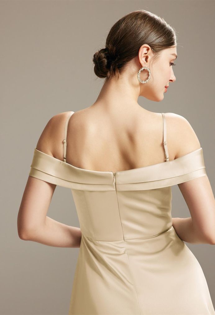 AW Elpis Satin Charmeuse Bridesmaid Dresses image2