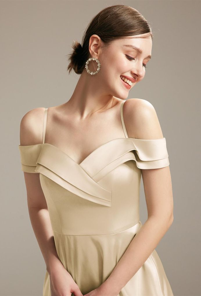 AW Elpis Satin Charmeuse Bridesmaid Dresses image4