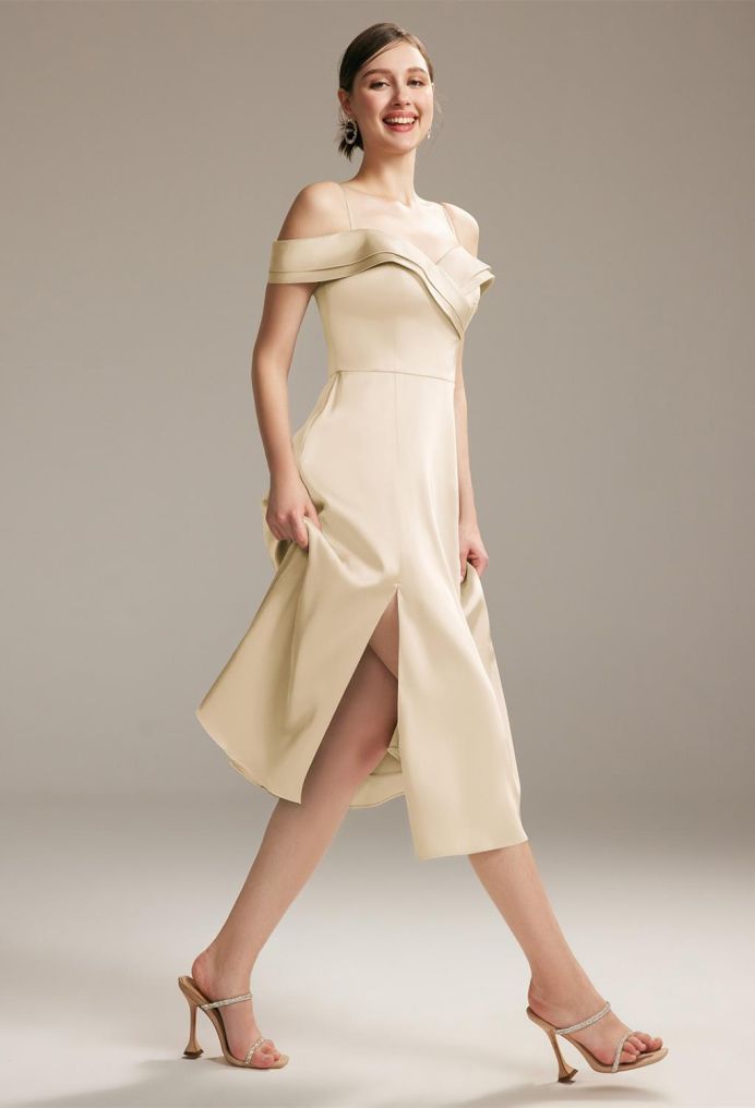 AW Elpis Satin Charmeuse Bridesmaid Dresses image5