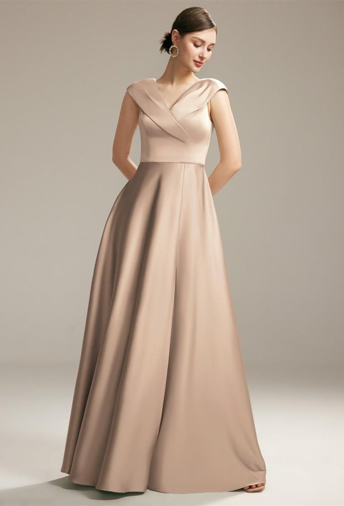 AW Muriel Satin Charmeuse Bridesmaid Dresses image5