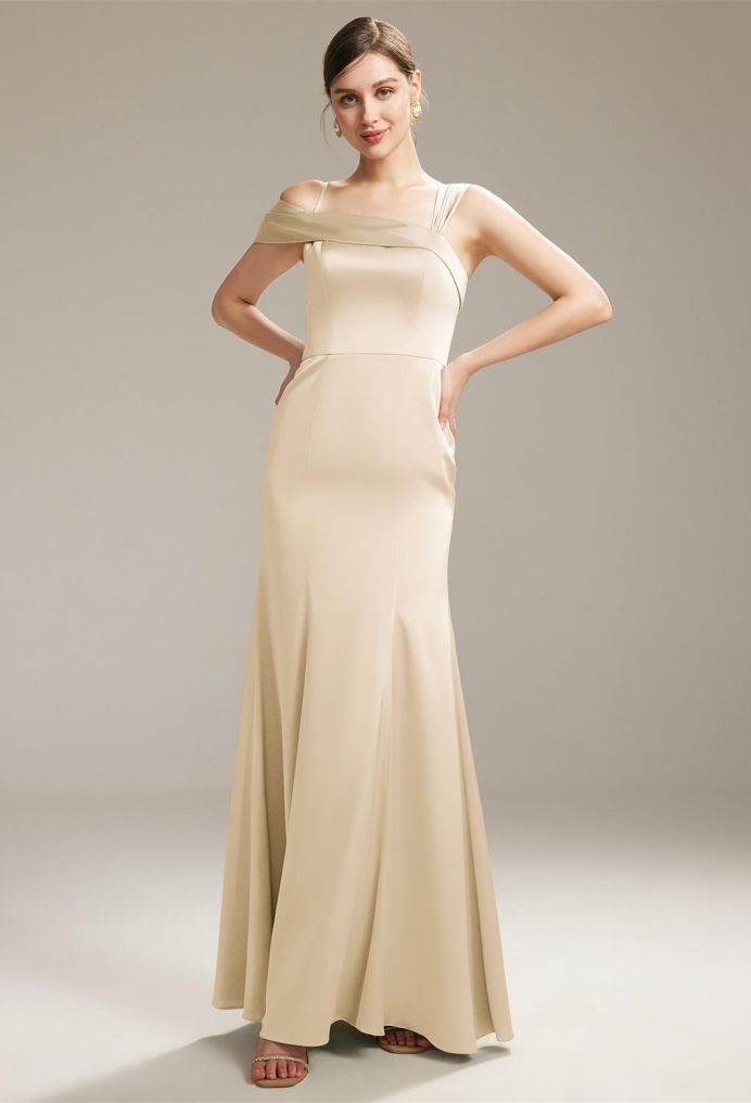 AW Poco Satin Charmeuse Bridesmaid Dresses image1