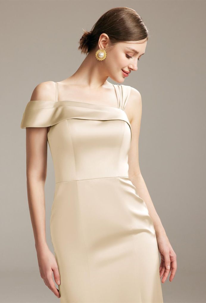 AW Poco Satin Charmeuse Bridesmaid Dresses image3