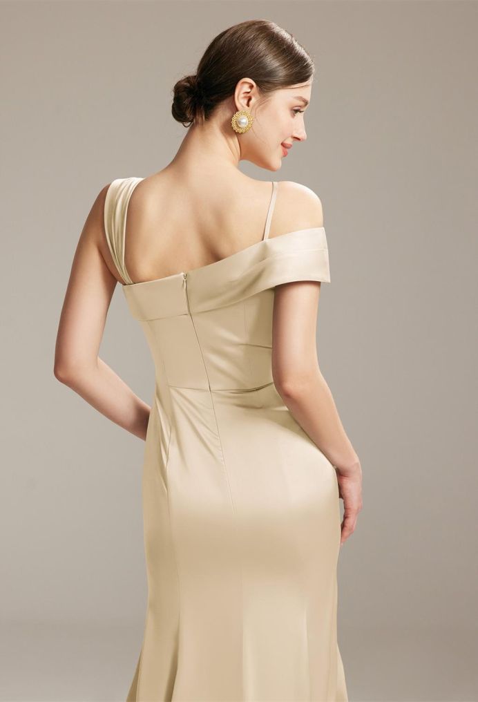 AW Poco Satin Charmeuse Bridesmaid Dresses image4