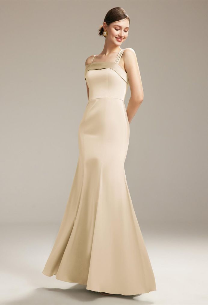 AW Poco Satin Charmeuse Bridesmaid Dresses image5