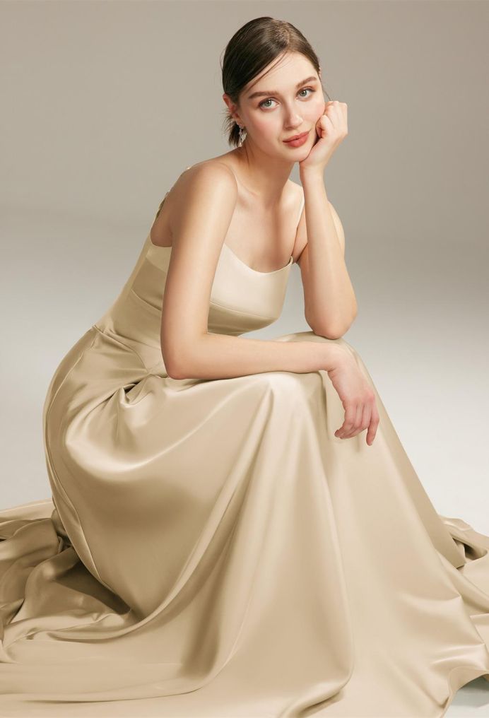 AW Rilla Satin Charmeuse Bridesmaid Dresses image5