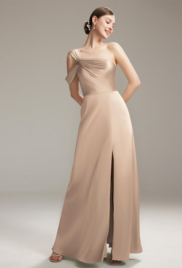 AW Natalia Satin Charmeuse Bridesmaid Dresses image1