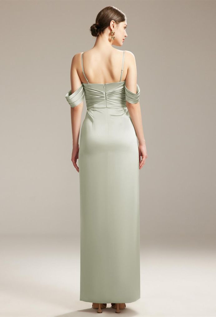 AW Teresa Satin Charmeuse Bridesmaid Dresses image2