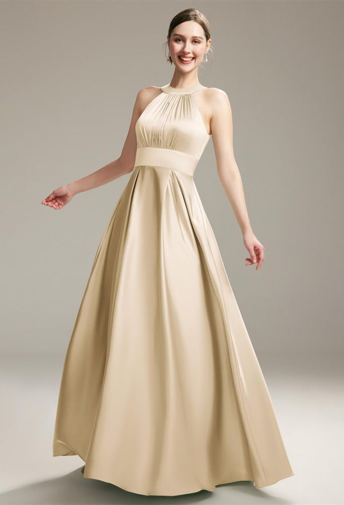 AW Melanie Satin Charmeuse Bridesmaid Dresses image1