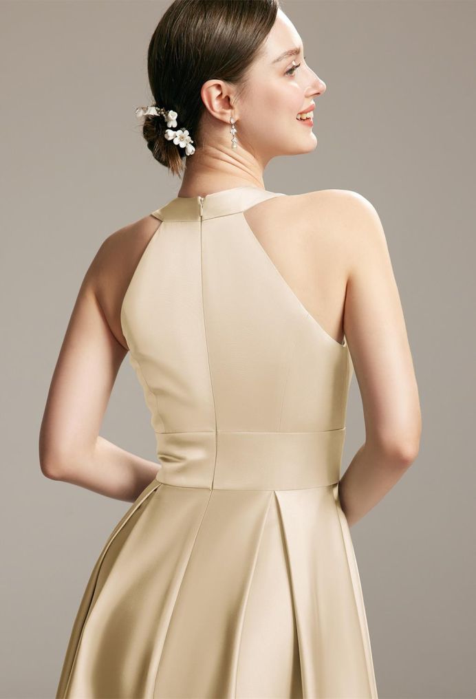 AW Melanie Satin Charmeuse Bridesmaid Dresses image4