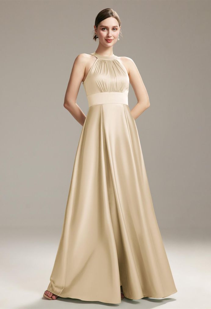 AW Melanie Satin Charmeuse Bridesmaid Dresses image6