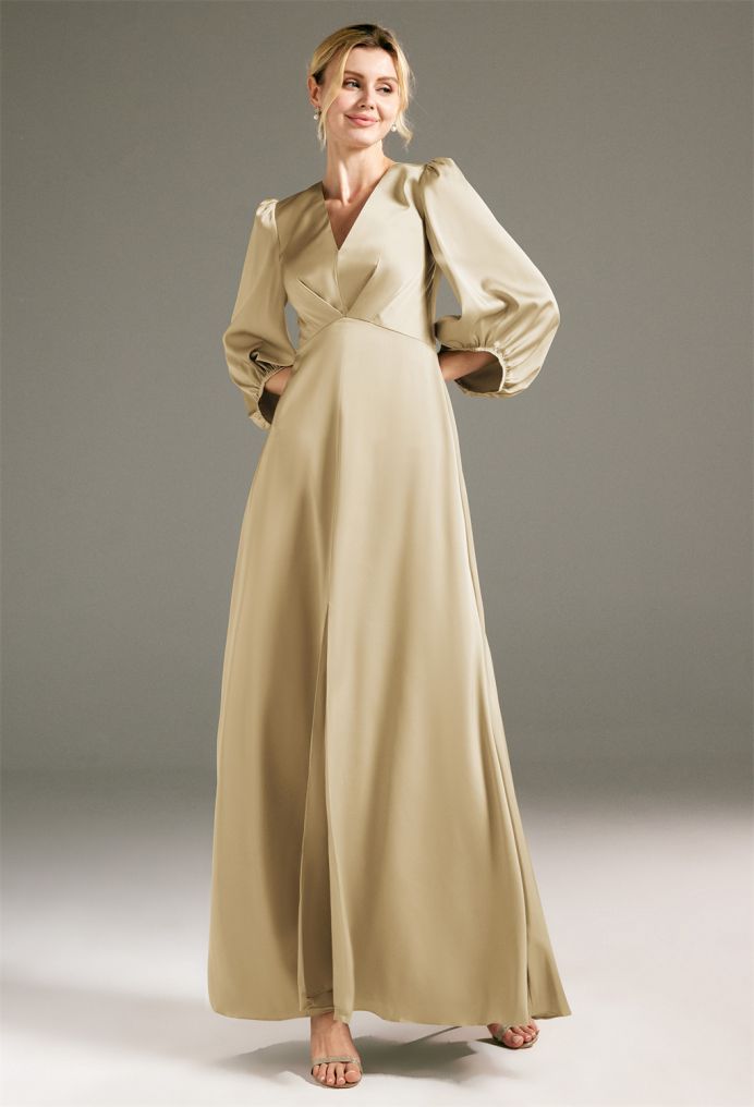 AW Energico Satin Charmeuse Bridesmaid Dresses image1