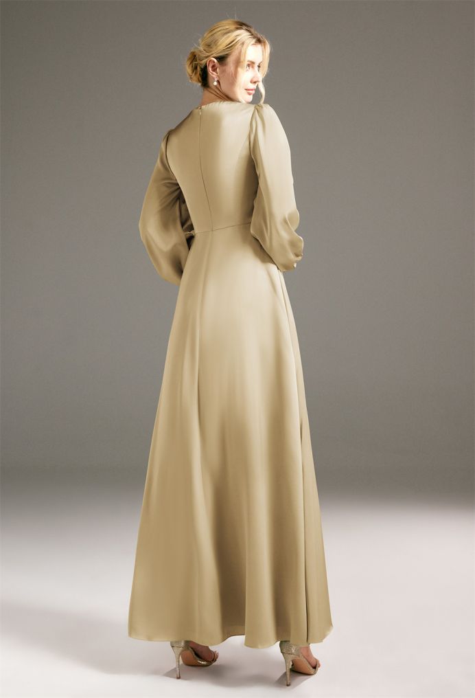 AW Energico Satin Charmeuse Bridesmaid Dresses image4
