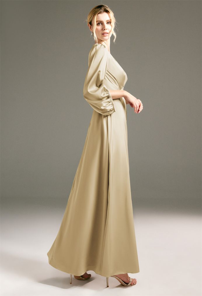 AW Energico Satin Charmeuse Bridesmaid Dresses image6