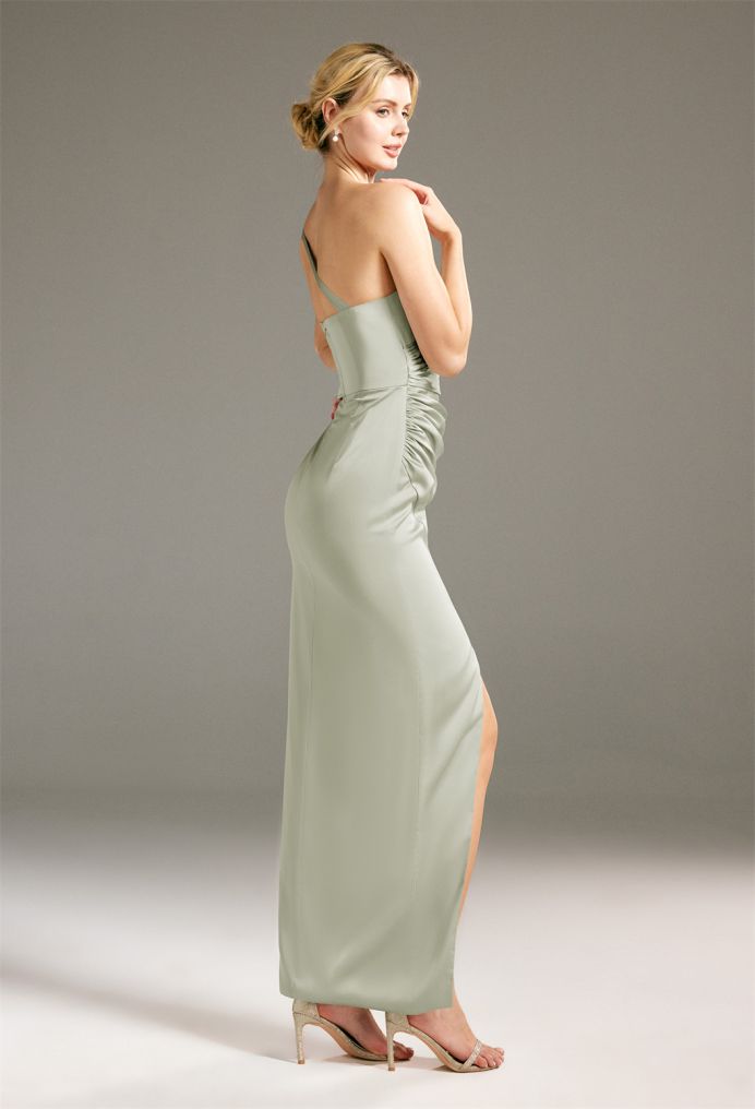 AW Edwina Satin Charmeuse Bridesmaid Dresses image4