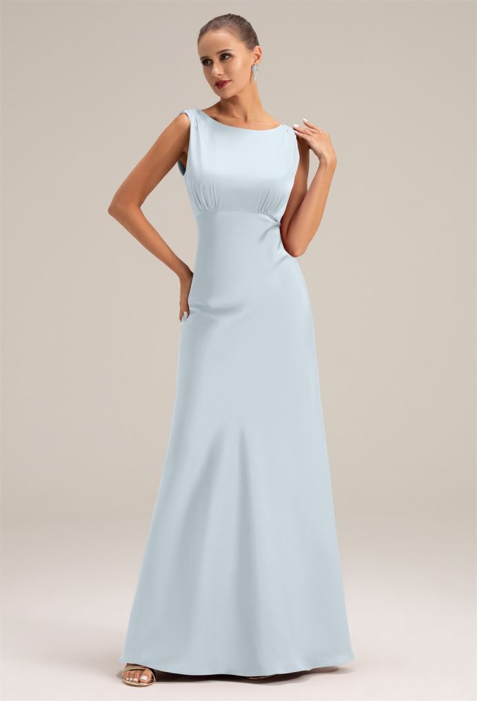 AW Keira Satin Charmeuse Bridesmaid Dresses image3