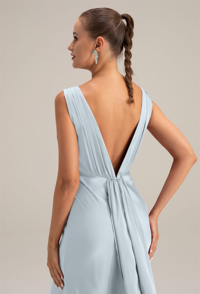 AW Keira Satin Charmeuse Bridesmaid Dresses image6