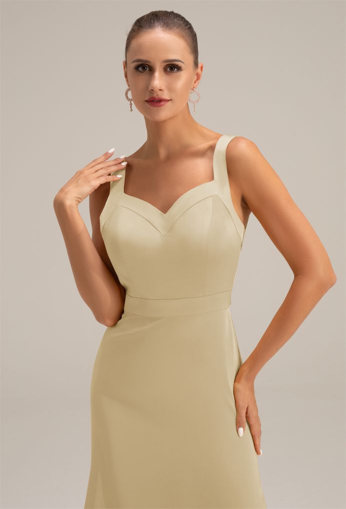 AW Andie Satin Charmeuse Bridesmaid Dresses image3