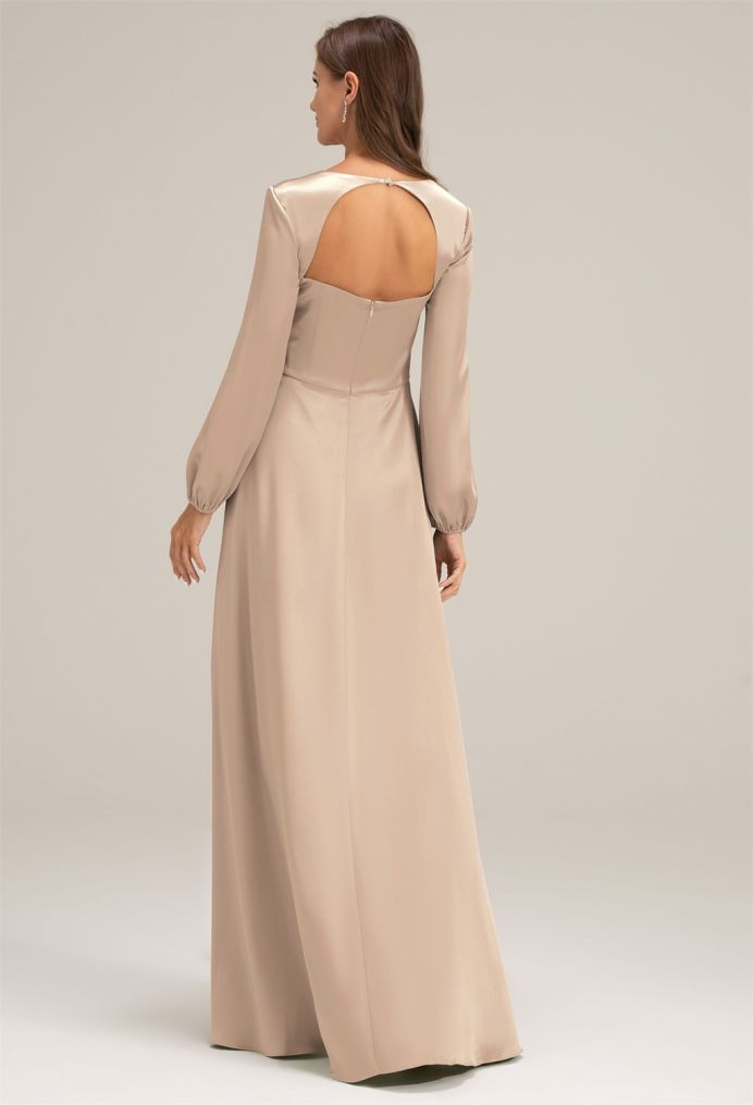 AW Sahib Satin Charmeuse Bridesmaid Dresses image2