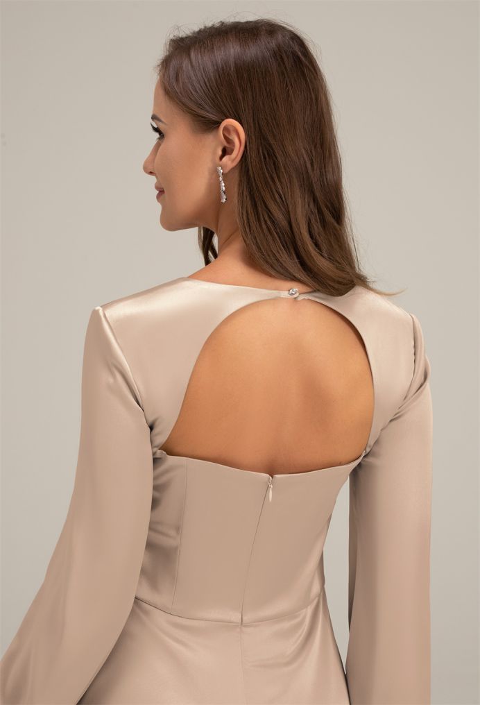 AW Sahib Satin Charmeuse Bridesmaid Dresses image4