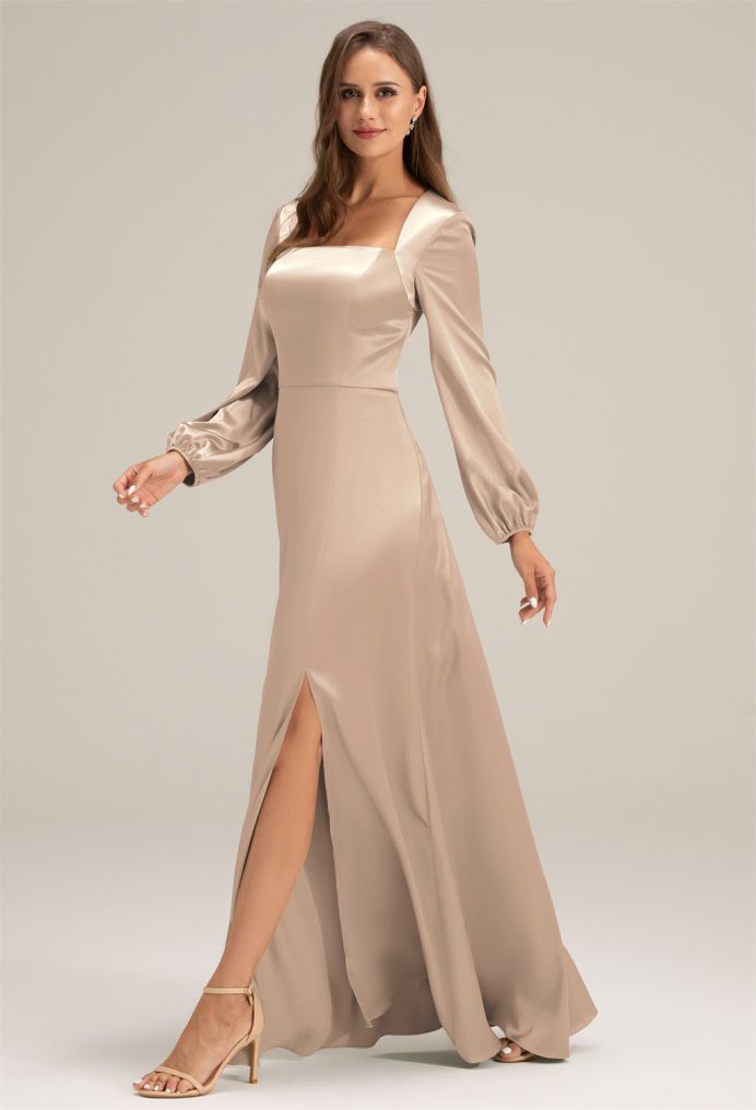 AW Sahib Satin Charmeuse Bridesmaid Dresses image5