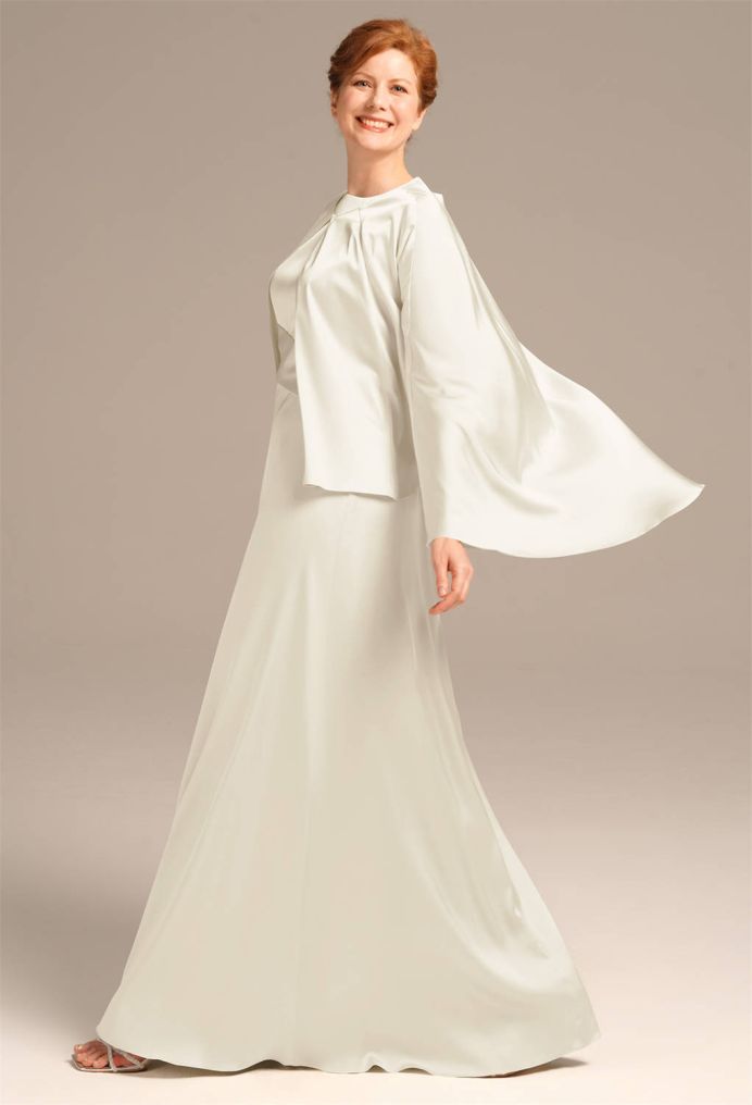 AW Katabatic Satin Charmeuse Mother of the Bride Dresses image6
